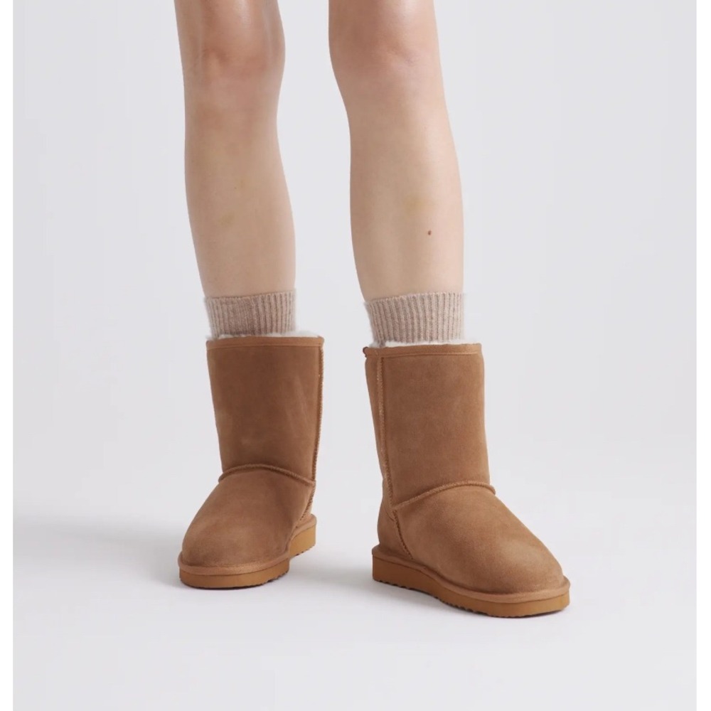 Quince Australian Shearling Mid-Calf Boots in Pecan (8)